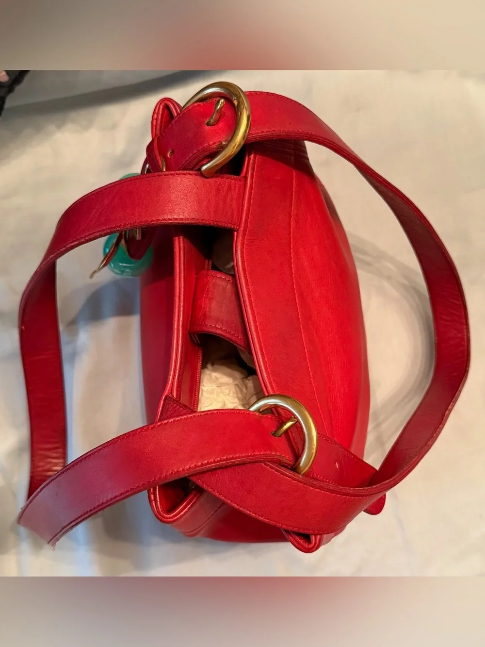 Coach Vintage Waverly Soho Buckle Bag with Cherry Charm